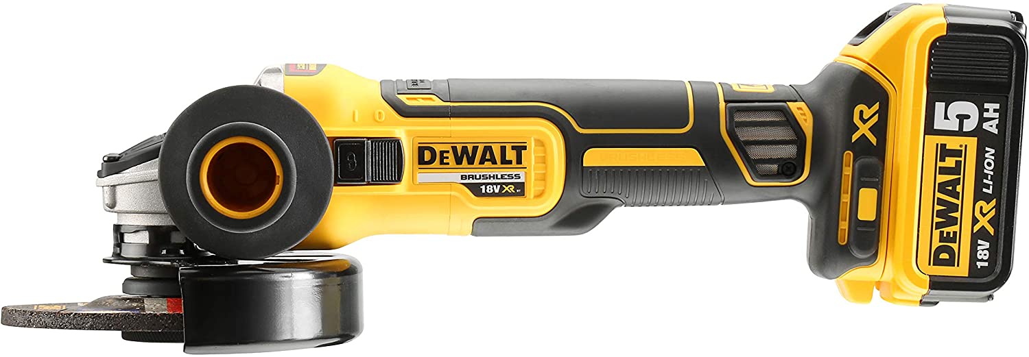 Cordless Angle Grinder DeWalt 800 W 18 V DCG405FN Original 36ms Brand DeWalt