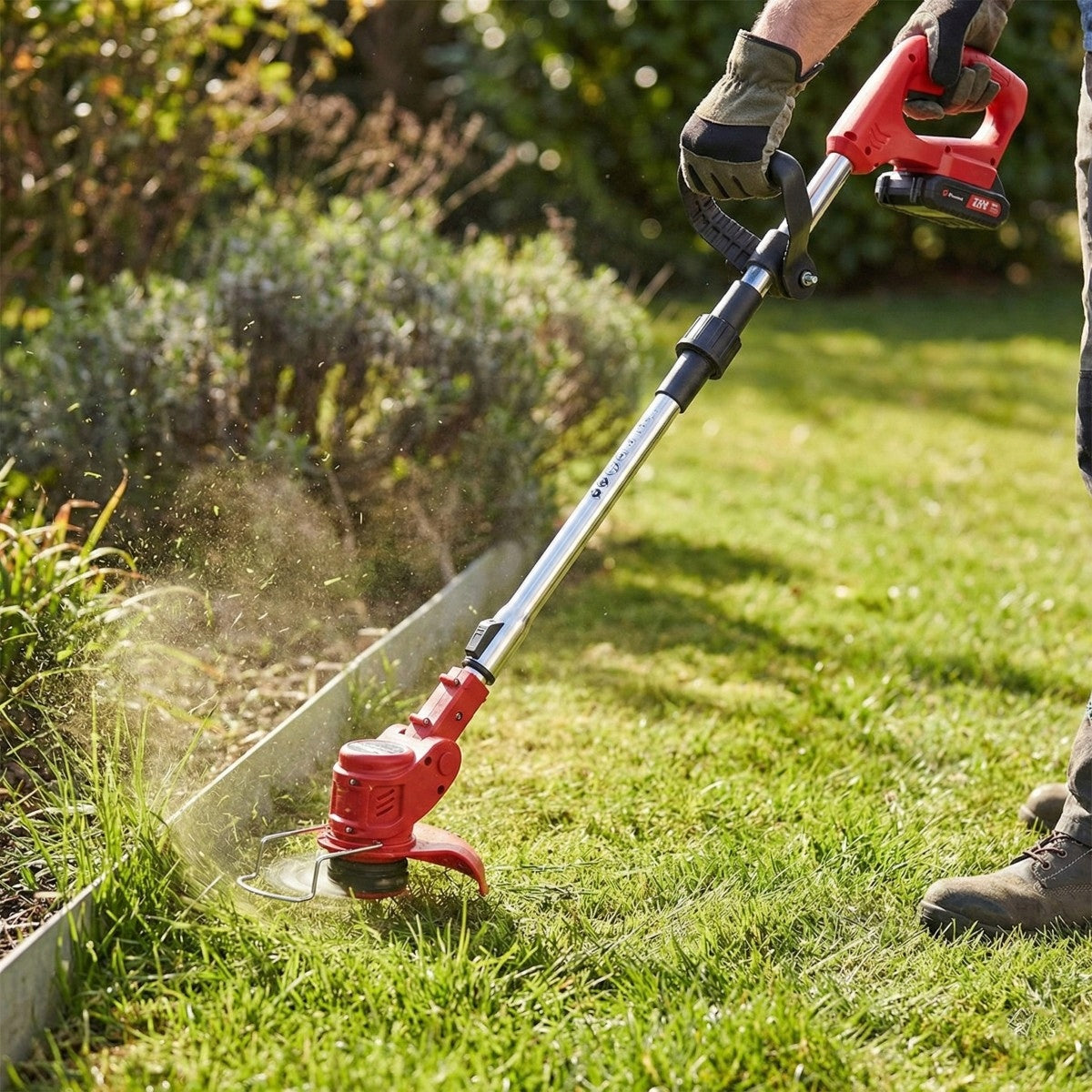 Cordless Brush Cutter 20V 800W 2x2,0Ah Scythe 15cm Electric Brush Cutter Manufacturer code BT-CG-20A