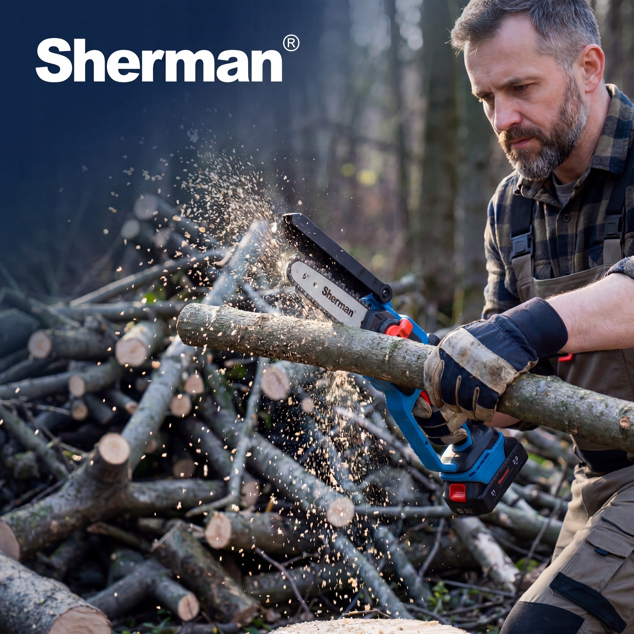 Cordless CHAINSAW ET-506 MINI BRUSHLESS SAW 2x AKU 21V Manufacturer code PIŁA ŁAŃCUCHOWA 2x AKUMULATOR SHERMAN PILARKA