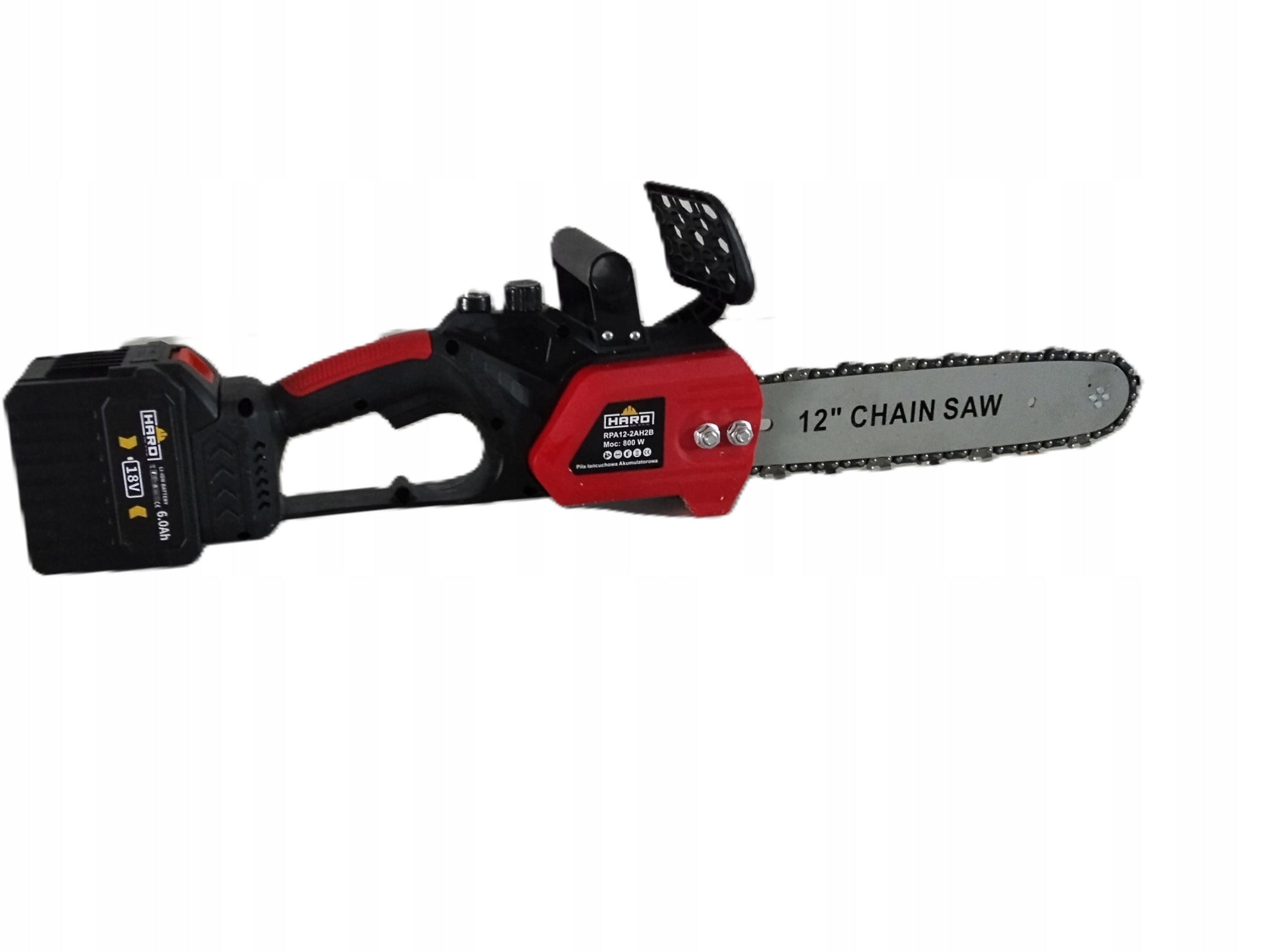 Cordless Chainsaw 800W 2Battery 6AH HARD Manufacturer code RPA12-6AH2B