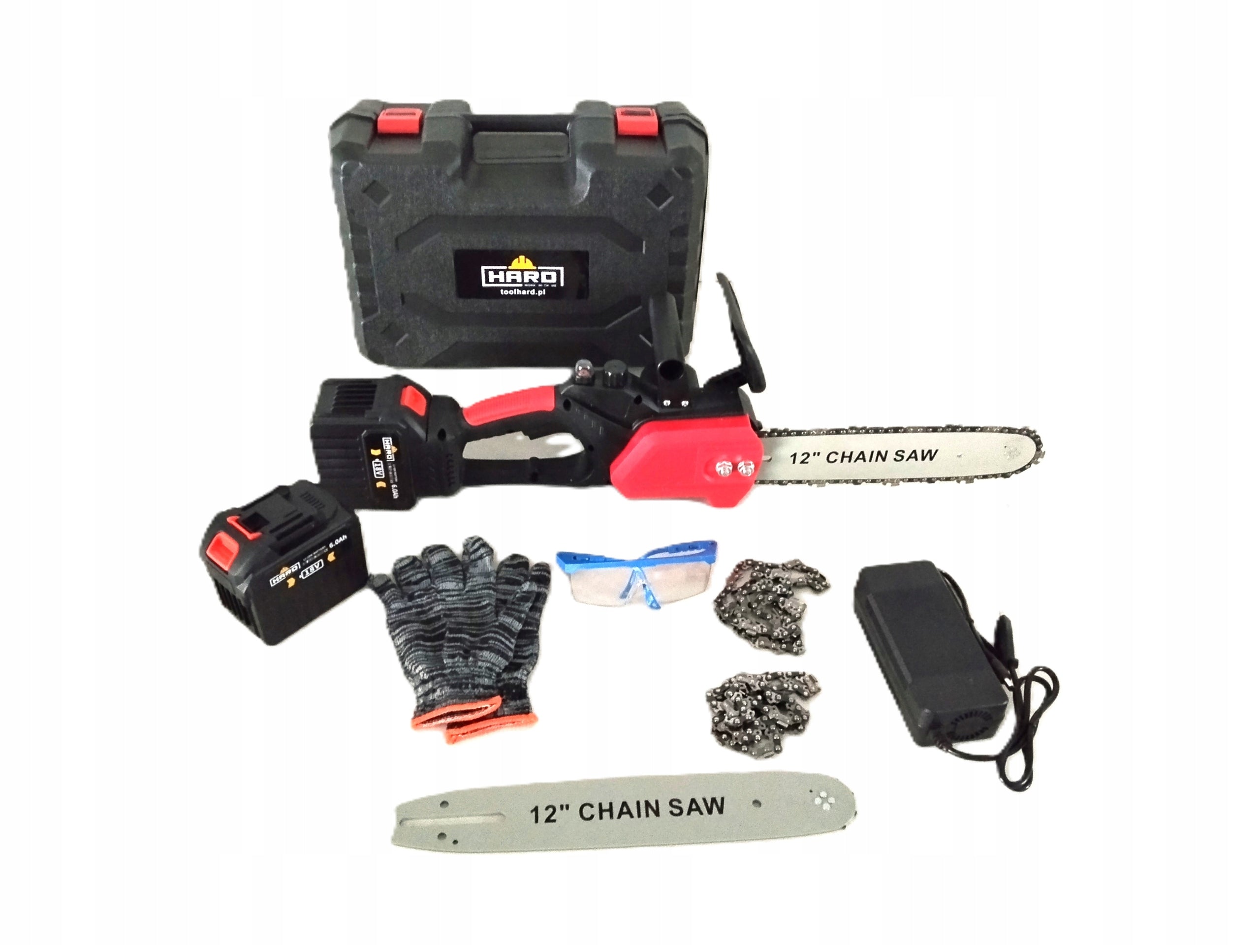 Cordless Chainsaw 800W 2Battery 6AH HARD