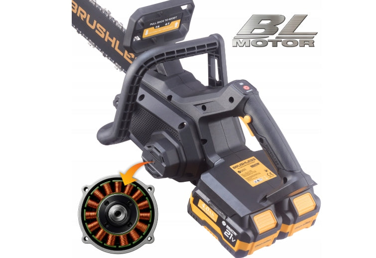 Cordless Chainsaw Electric Chainsaw 40CM 2x4Ah DUAL MP0011 Brand Majster