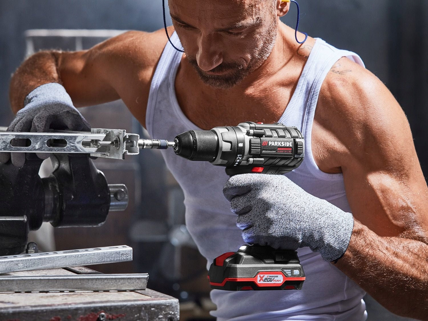 Cordless Drill/Driver PARKSIDE PERFORMANCE PABSP 20-Li C4 60Nm Manufacturer code PABSP 20-Li B2 PARKSIDE