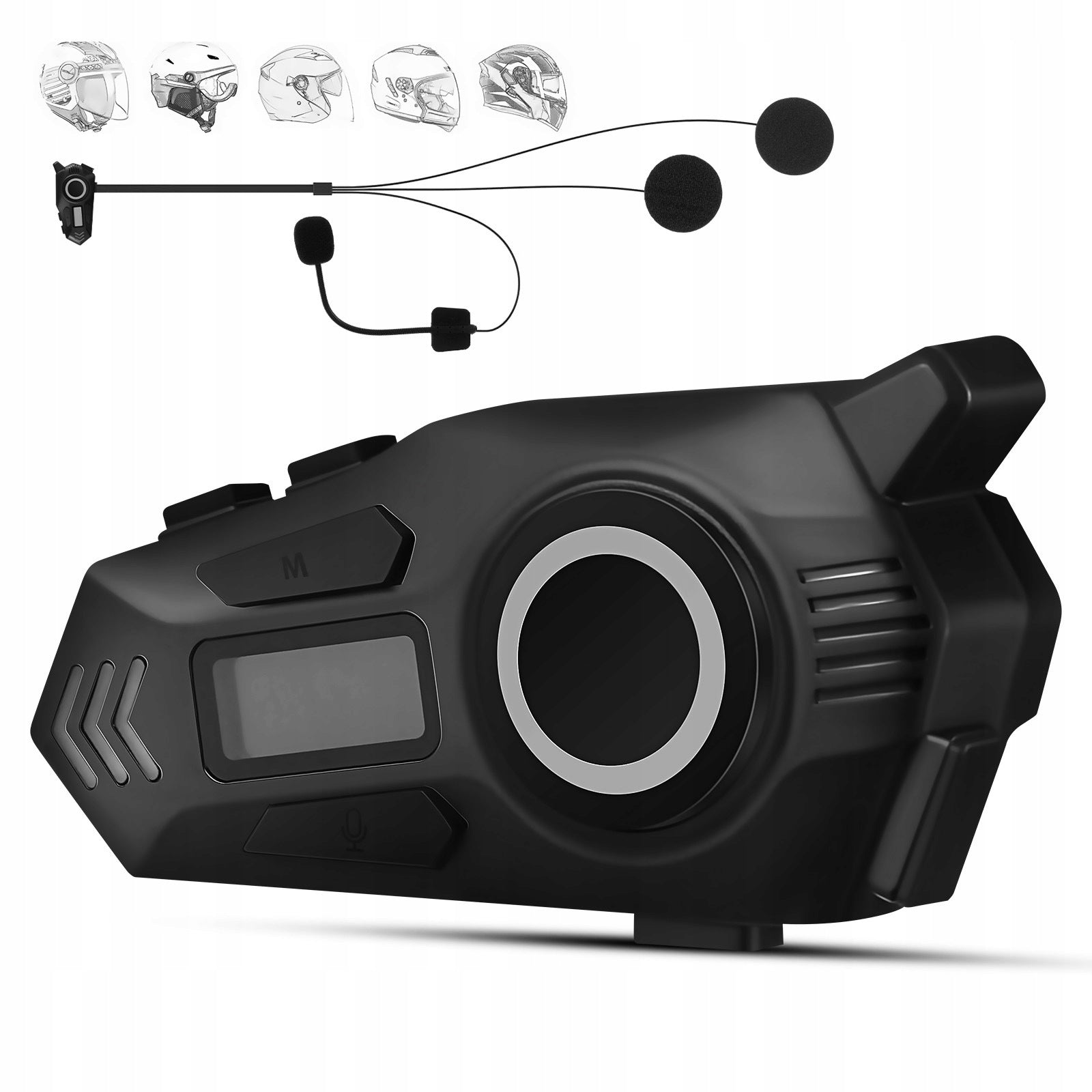 Cordless Helmet Headset with Easy Mount for Motorcycle Accessories EAN (GTIN) 4896024064977