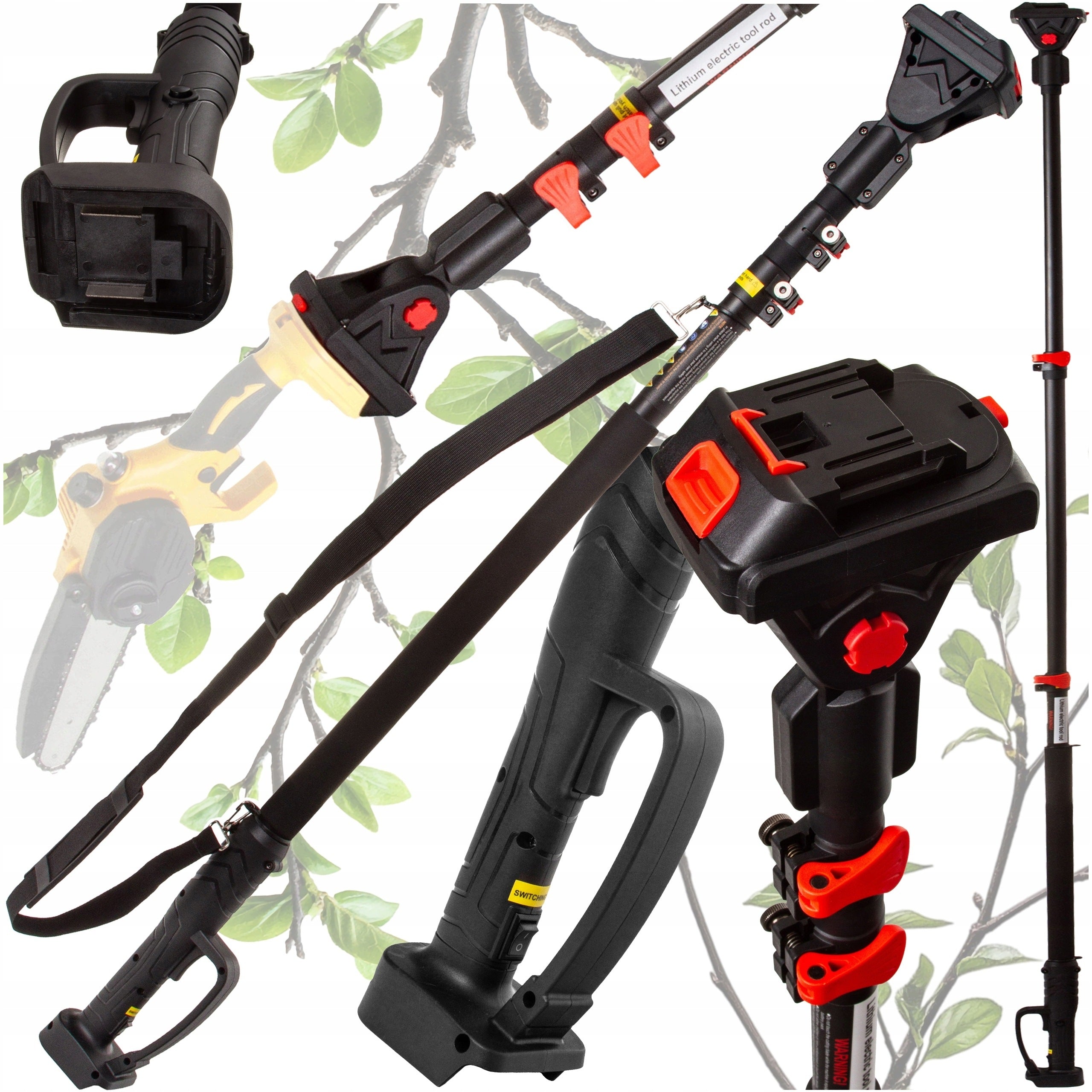 Cordless Saw BRUSHLESS Branch Saw BOOM Pole 2xAKU 21V Packaging status original