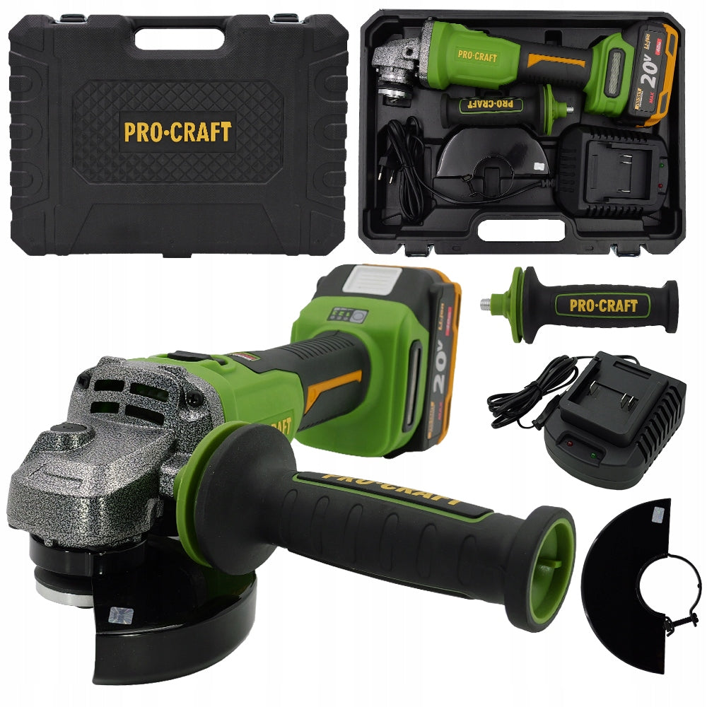 Cordless angle grinder Procraft PWA220