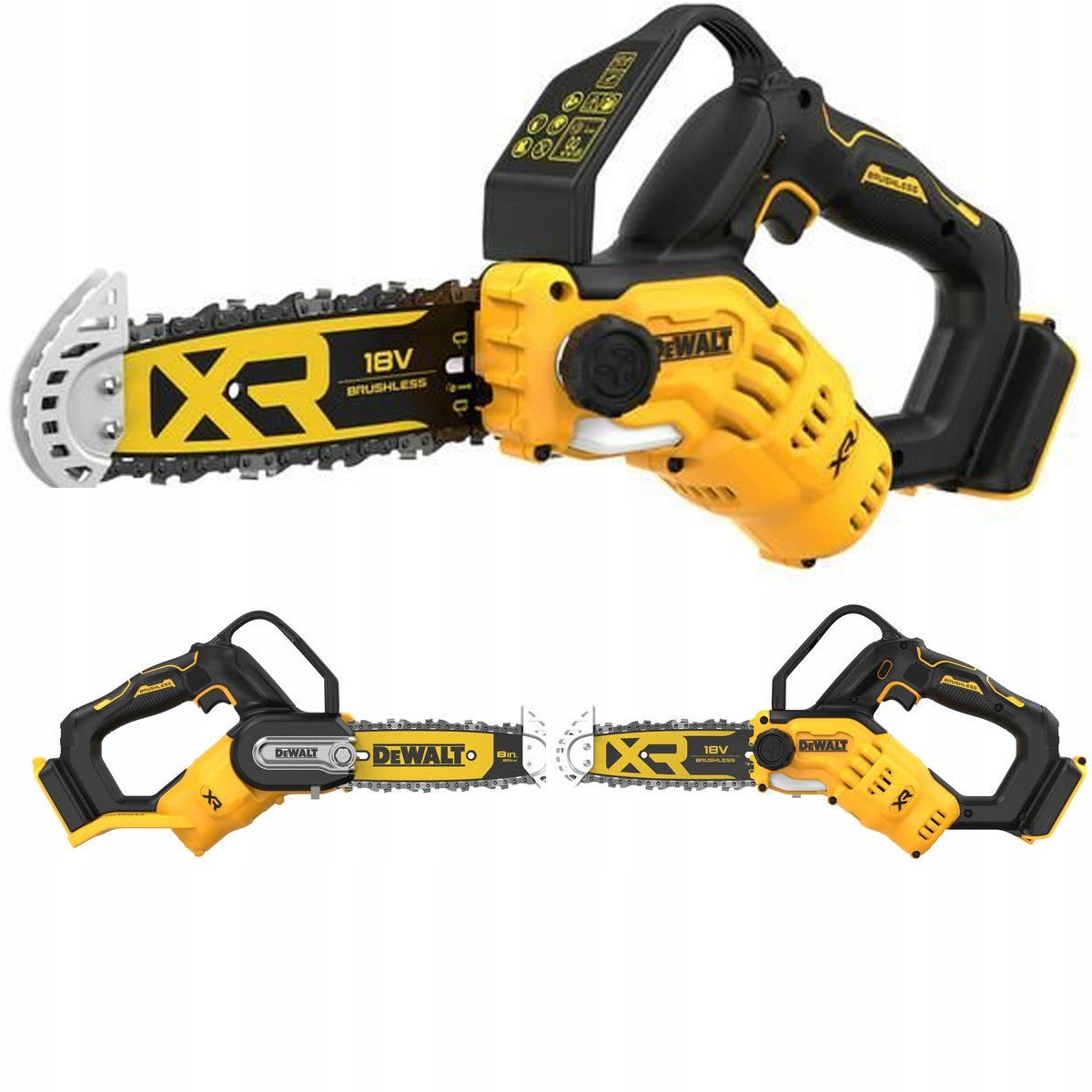 Cordless chainsaw 20 cm 18V DeWalt DCMPS520N-XJ body Packaging status original