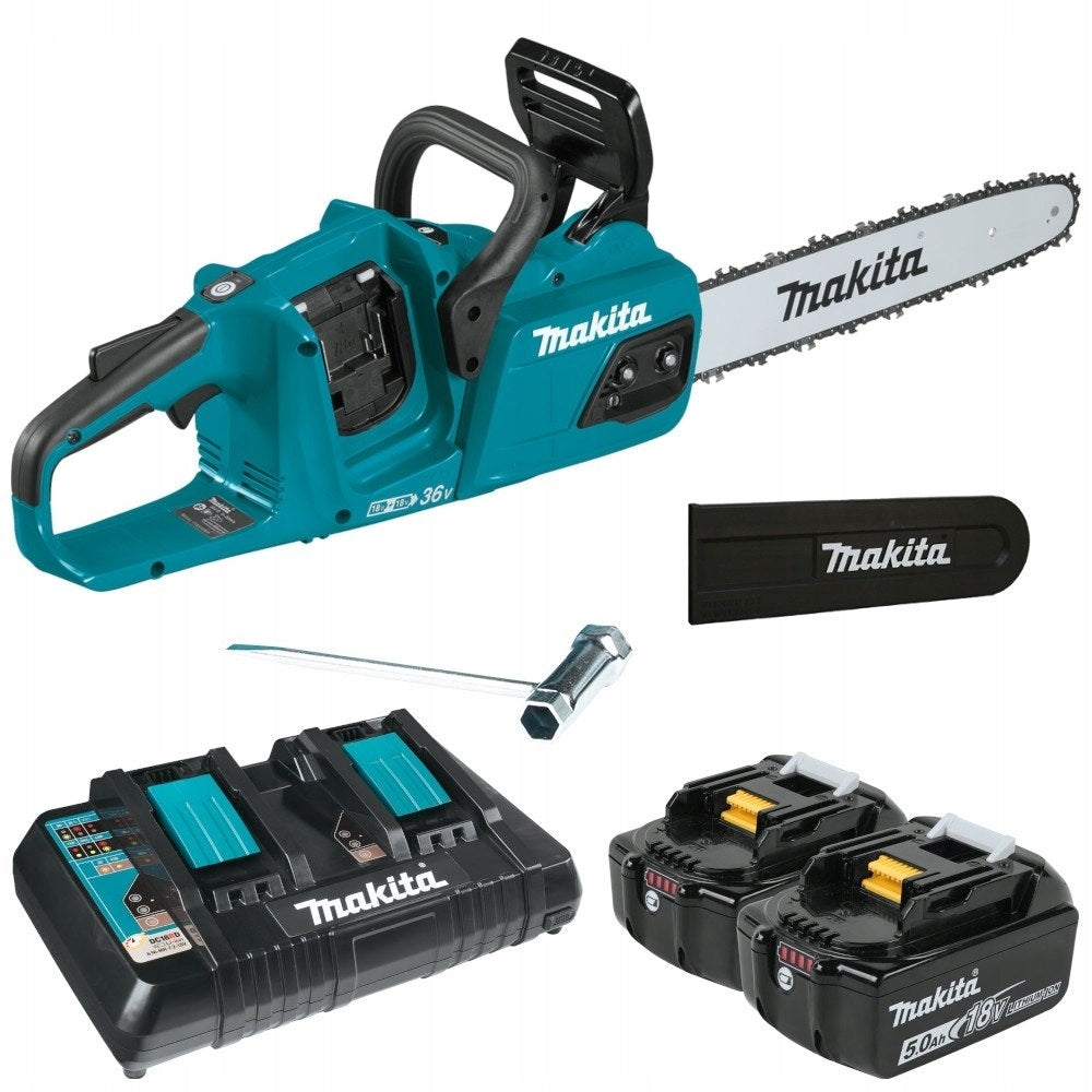 Cordless chainsaw Makita DUC355PT2 2x18V 35 cm 2x5,0 Ah