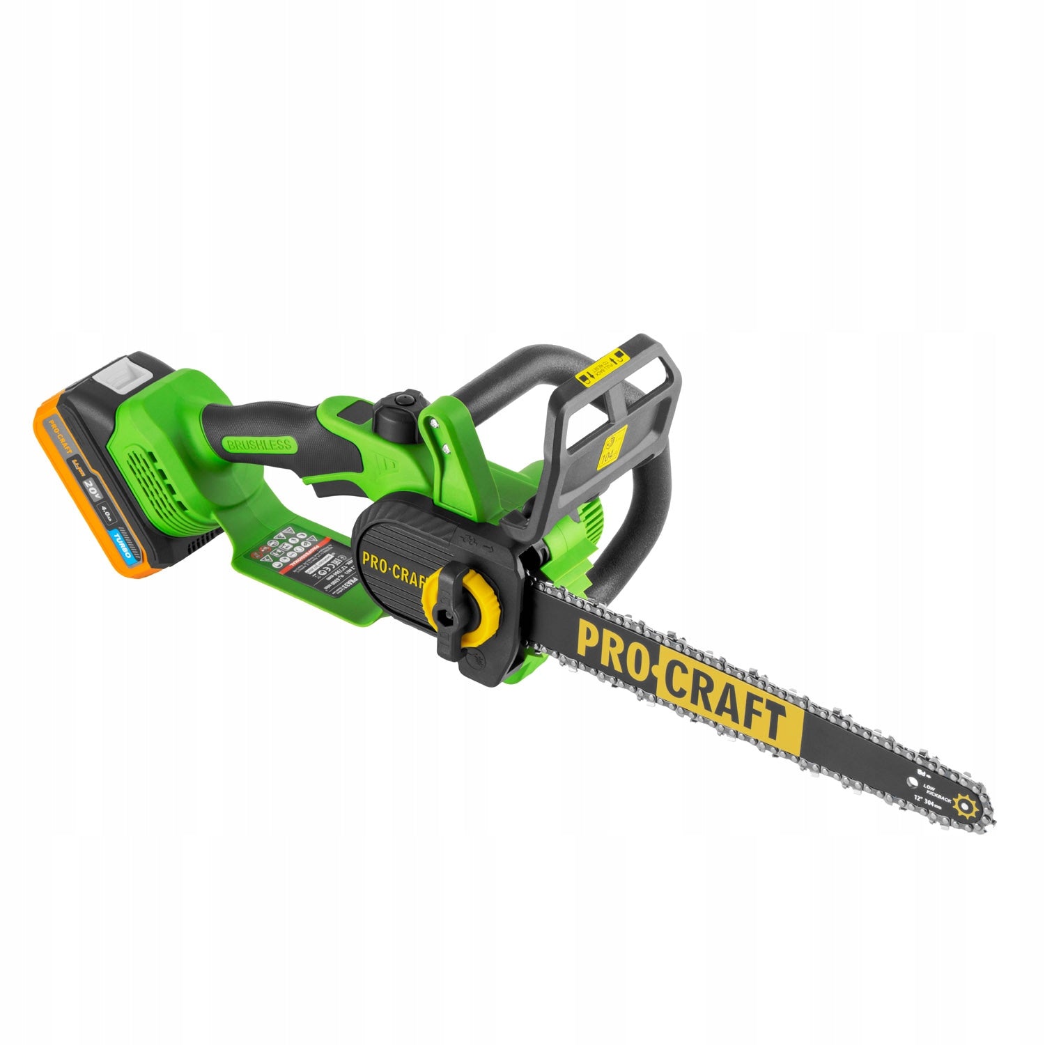 Cordless chainsaw Procraft PKA33-1B Power supply rechargeable battery