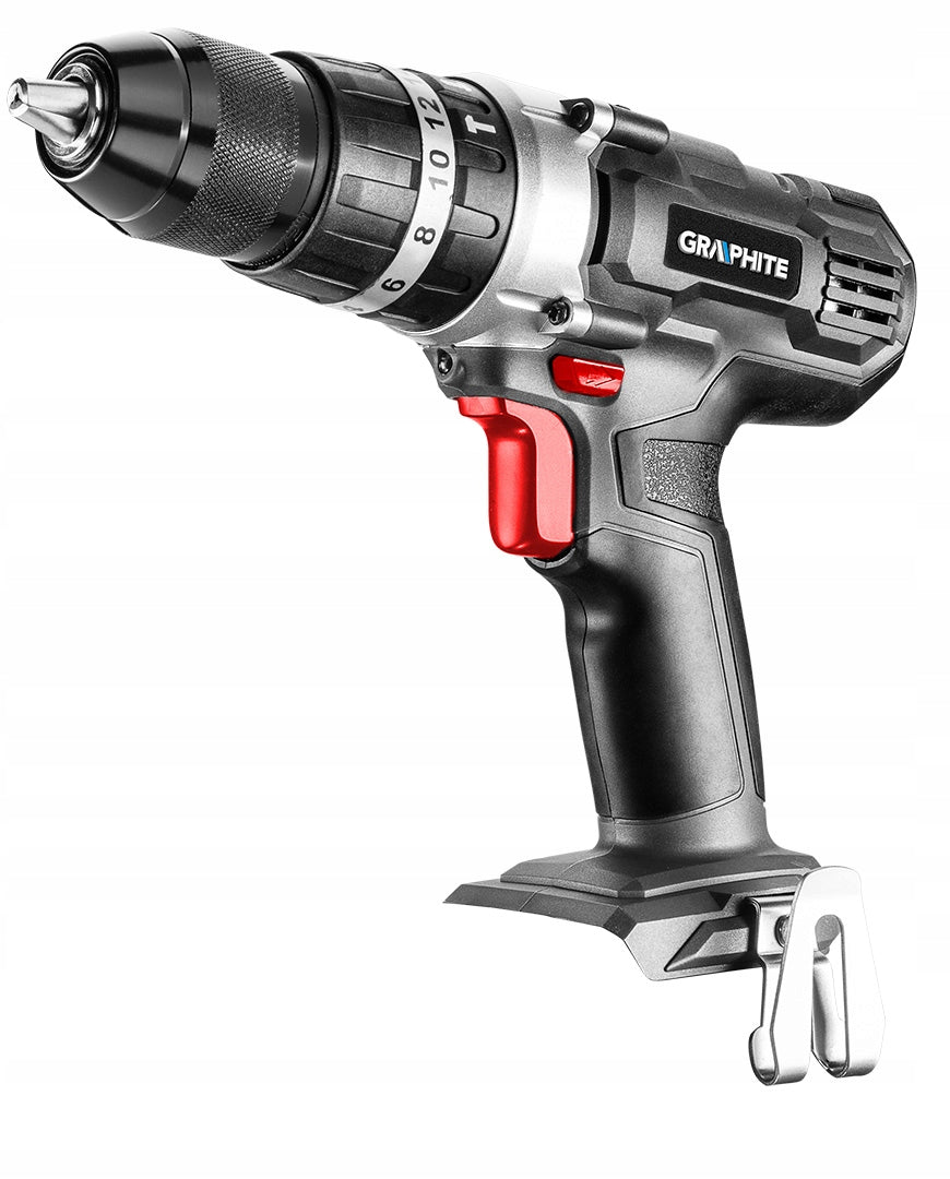 Cordless drill/driver with impact Energy+ 18V, Li-Ion, handle 13 m Motor type brushed motor