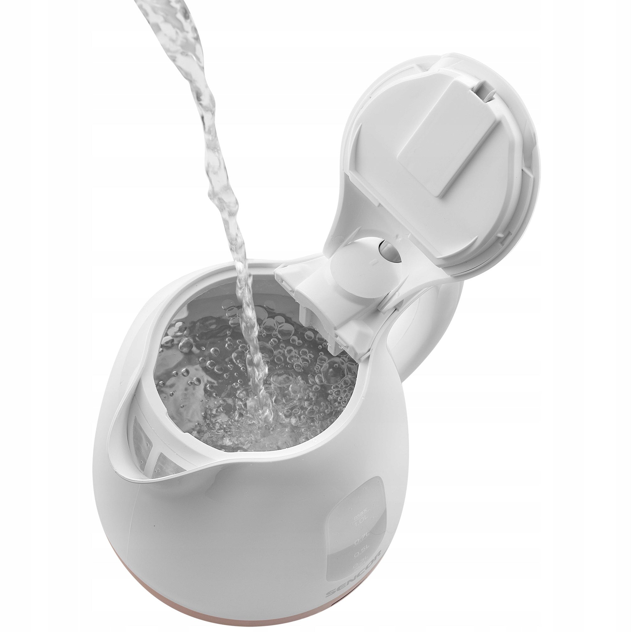Cordless electric kettle Sencor 1100W 1L compact tourist Model SWK 1102RS