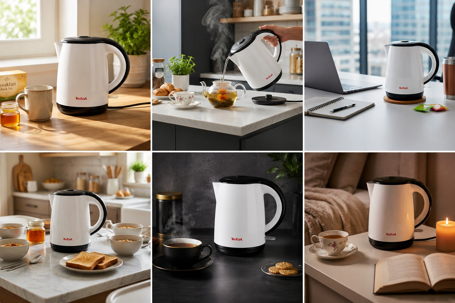 Cordless electric kettle TEFAL Safe'Tea KO261130 1800 W 1 l Brand Tefal