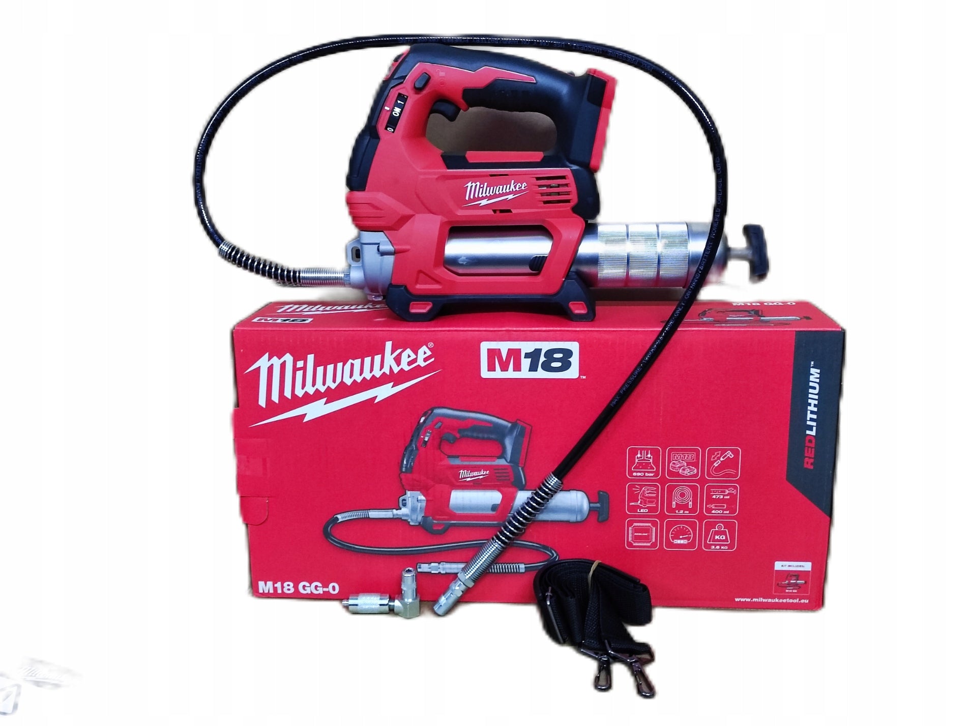 Cordless lubricator Milwaukee M18 GG-0 18 V
