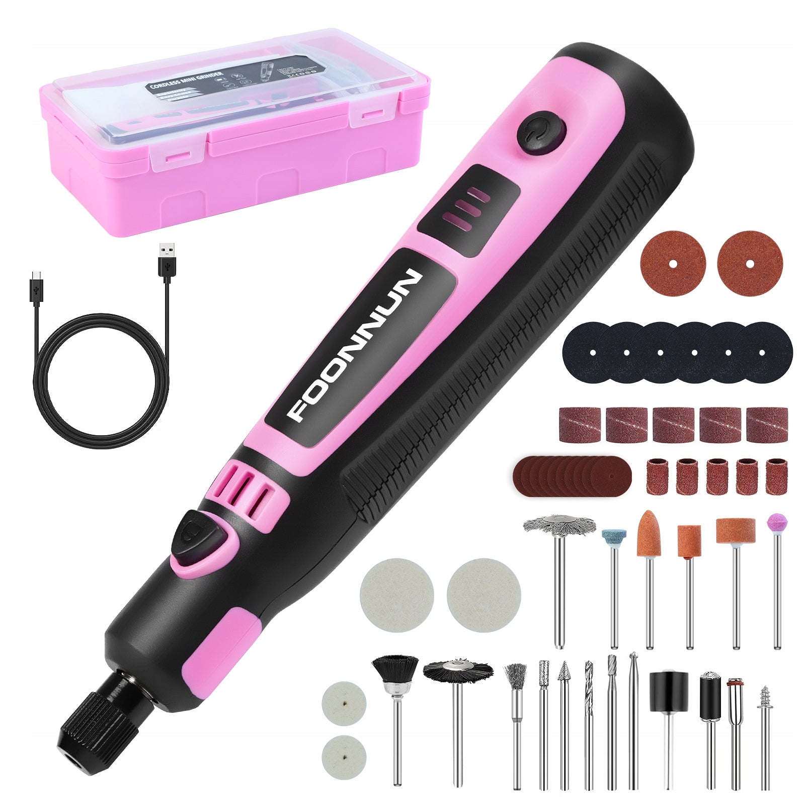 Cordless mini multifunction sander 3,6 V 15000 RPM+50 accessories