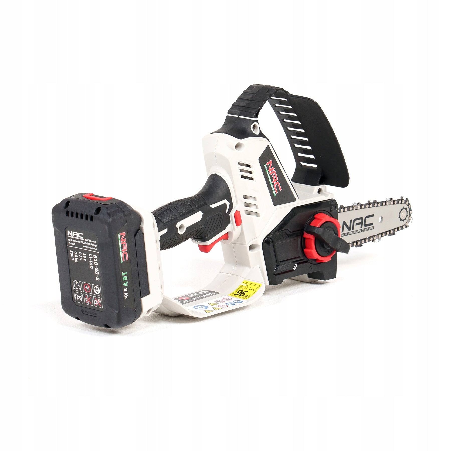 Cordless saw NAC CB18-15-B20-S 18V chainsaw for wood Brand NAC