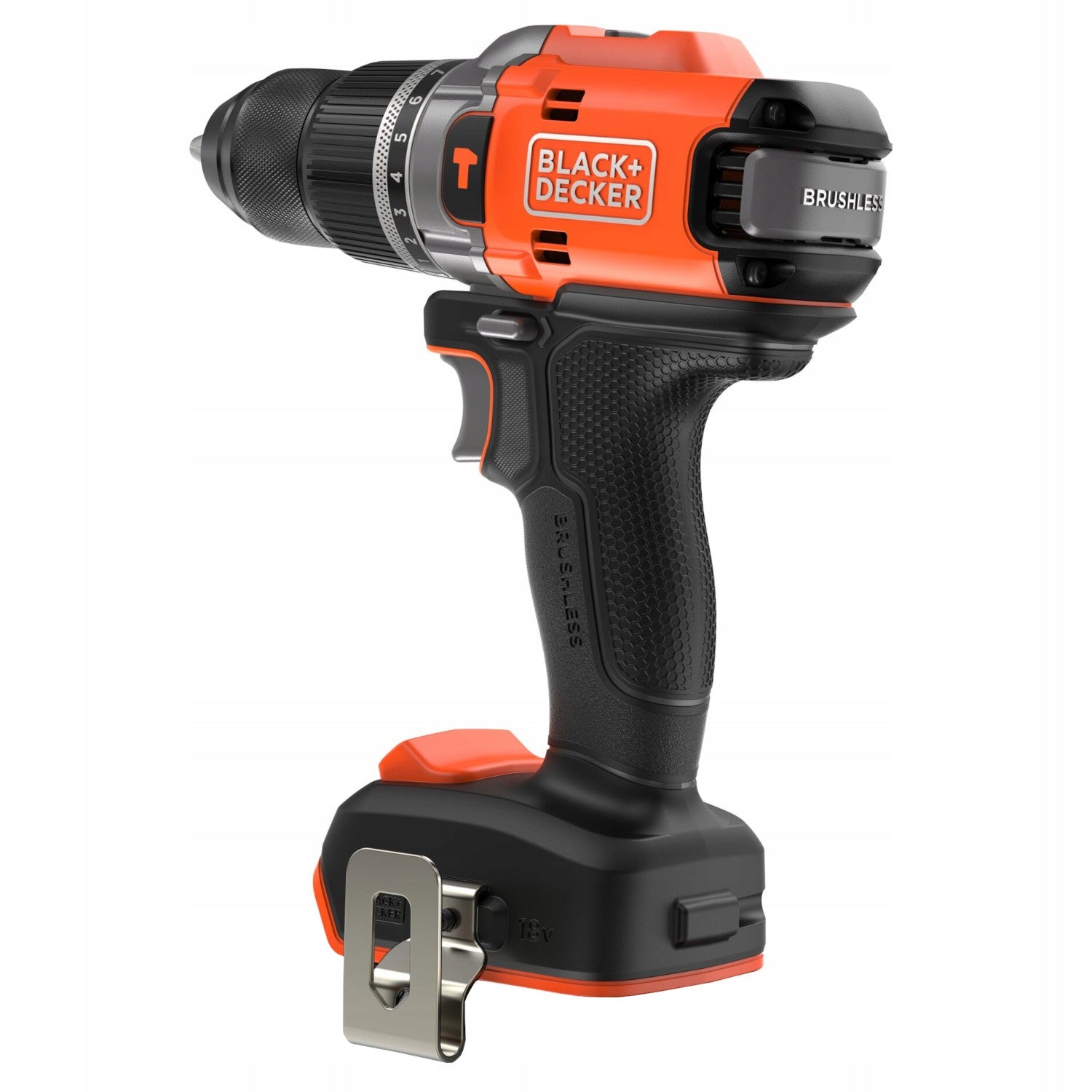 Cordless screwdriver 18V 50Nm impact body case Black Decker BLD683XN Brand Black+Decker