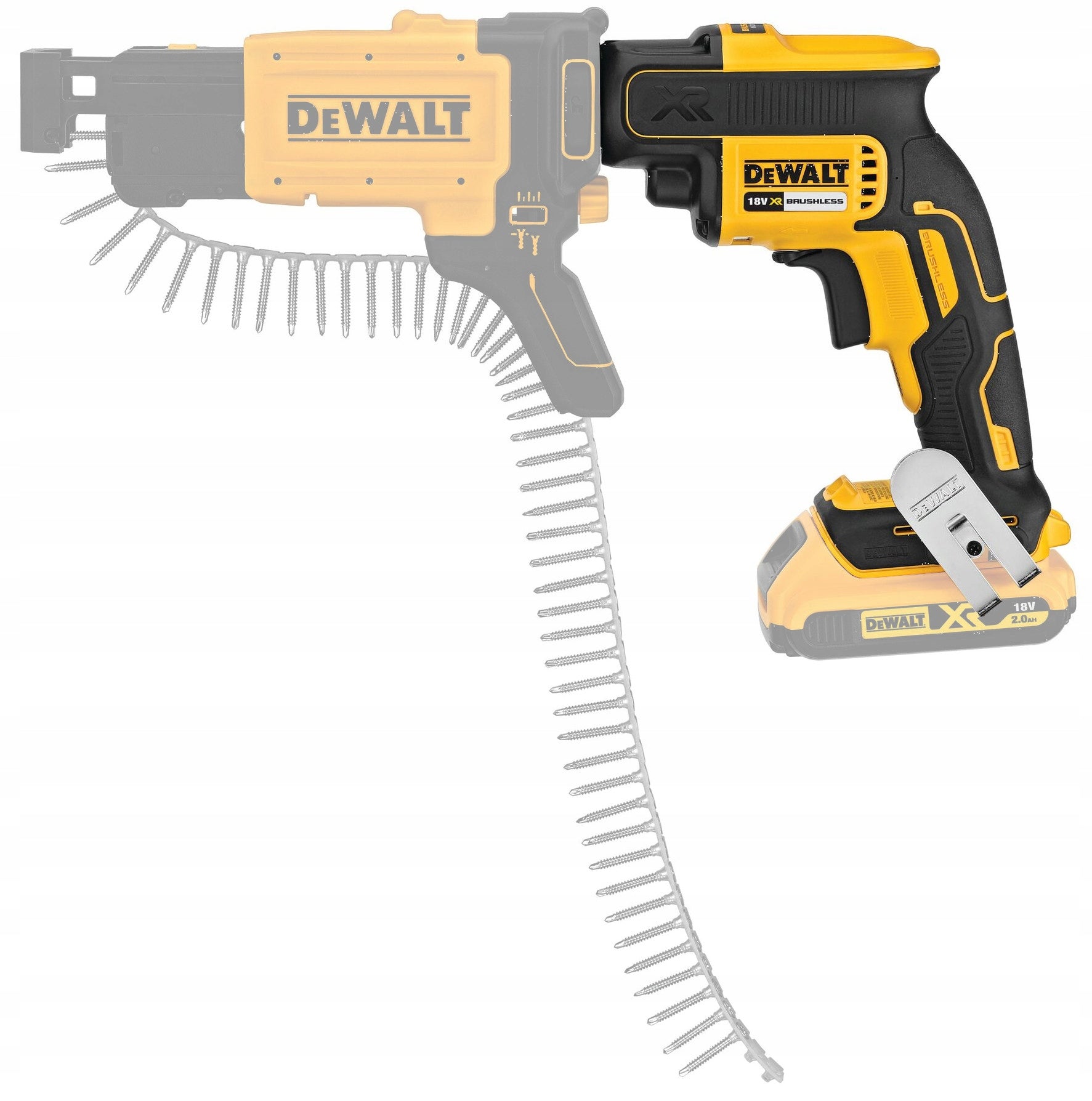 Cordless screwdriver for boards GK cardboard gypsum 18V suitcase DeWALT DCF620NT Voltage (V) 18 V