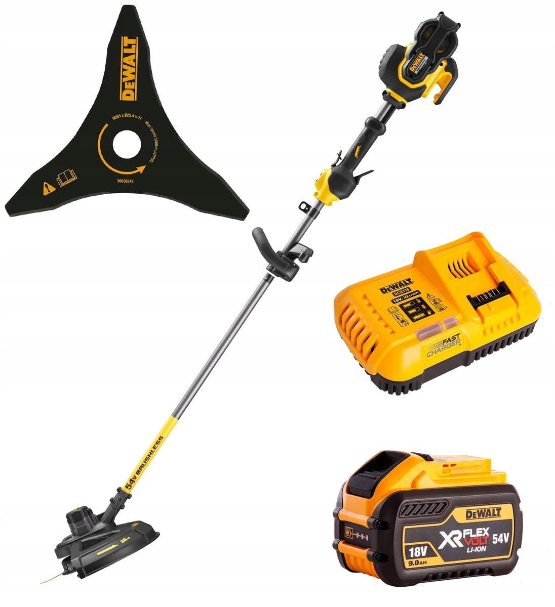 Cordless trimmer 54V 9Ah DCM571X1 DeWALT