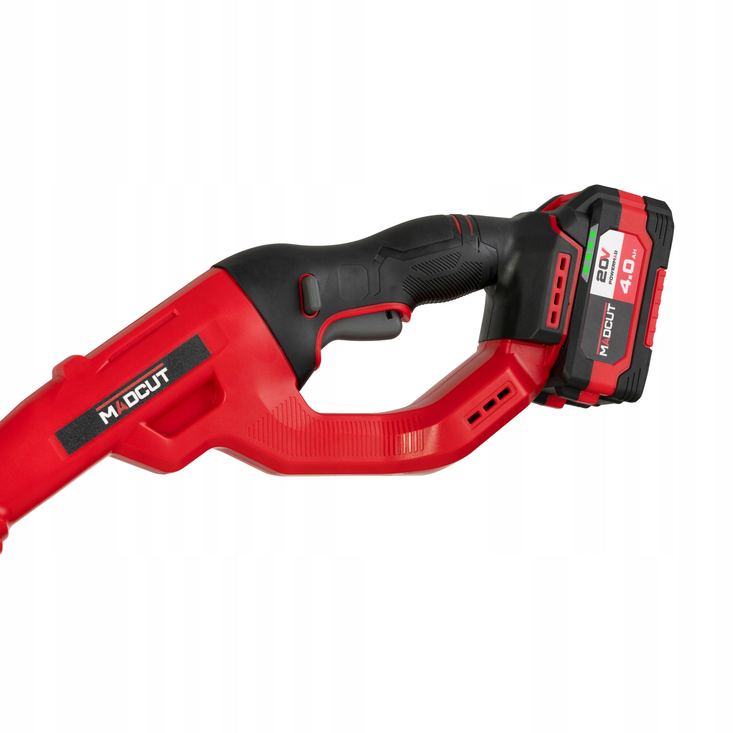 Cordless trimmer MADCUT 700W brushless 4Ah set + charger Packaging status original