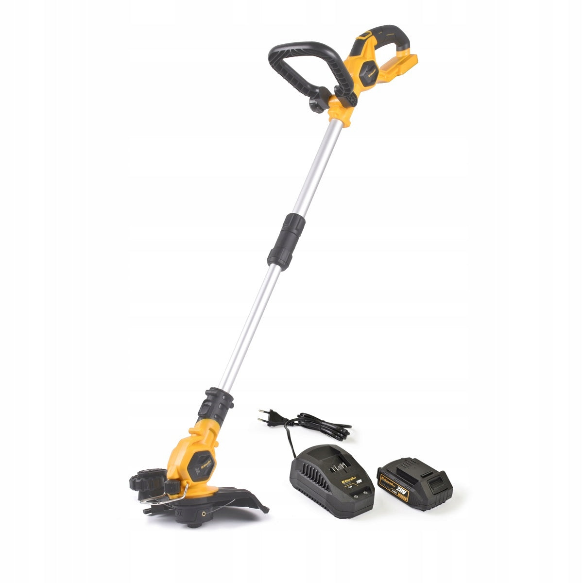 Cordless trimmer Riwall RALT 2320 Set 20V battery 2Ah charger Power supply rechargeable battery