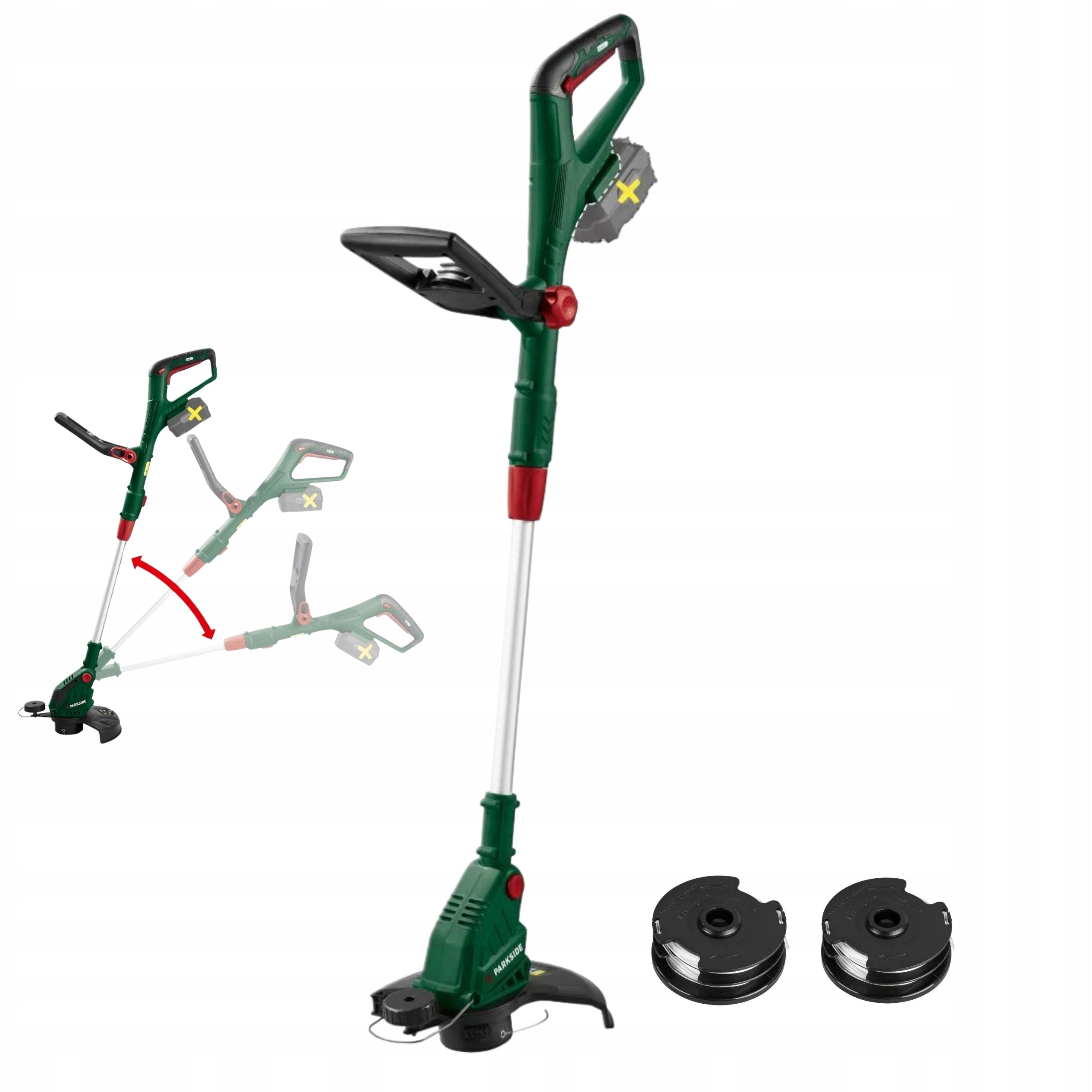 Cordless trimmer grass scythe PARKSIDE PRTA 20-Li 20V + 2x SPOOL Brand Parkside