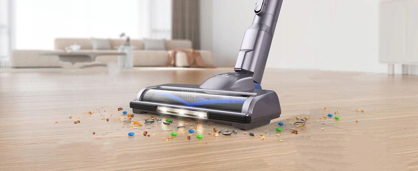 Cordless upright vacuum cleaner Greenote GSC50 200 W blue Model GSC50