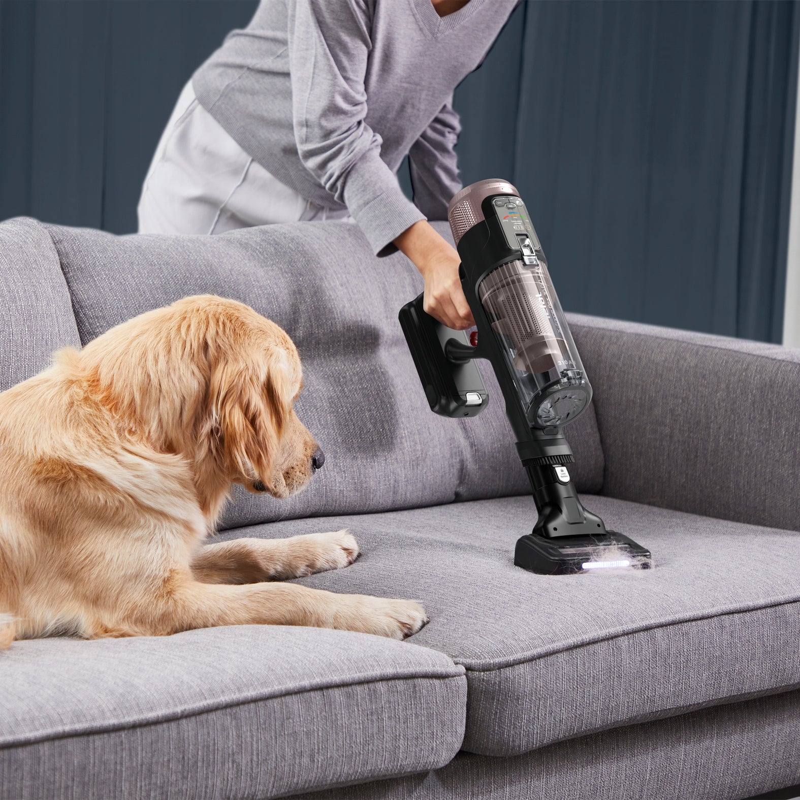 Cordless upright vacuum cleaner TEFAL X-Force Flex 16.60 TY9CD9 mopping Dust container volume 0.65 l