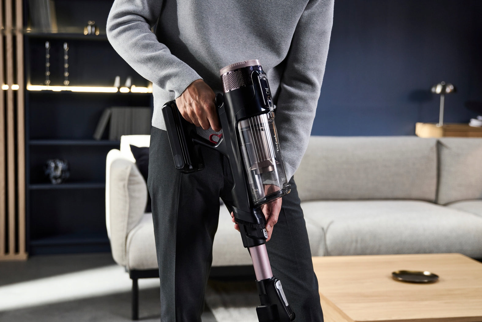 Cordless upright vacuum cleaner TEFAL X-Force Flex 16.60 TY9CD9 mopping Power supply rechargeable battery