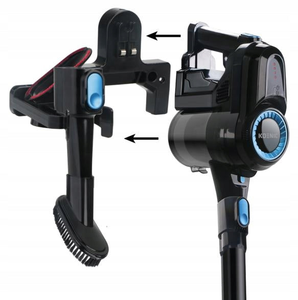Cordless vacuum cleaner KOENIC KVR 22225 Black-blue Manufacturer code 301252