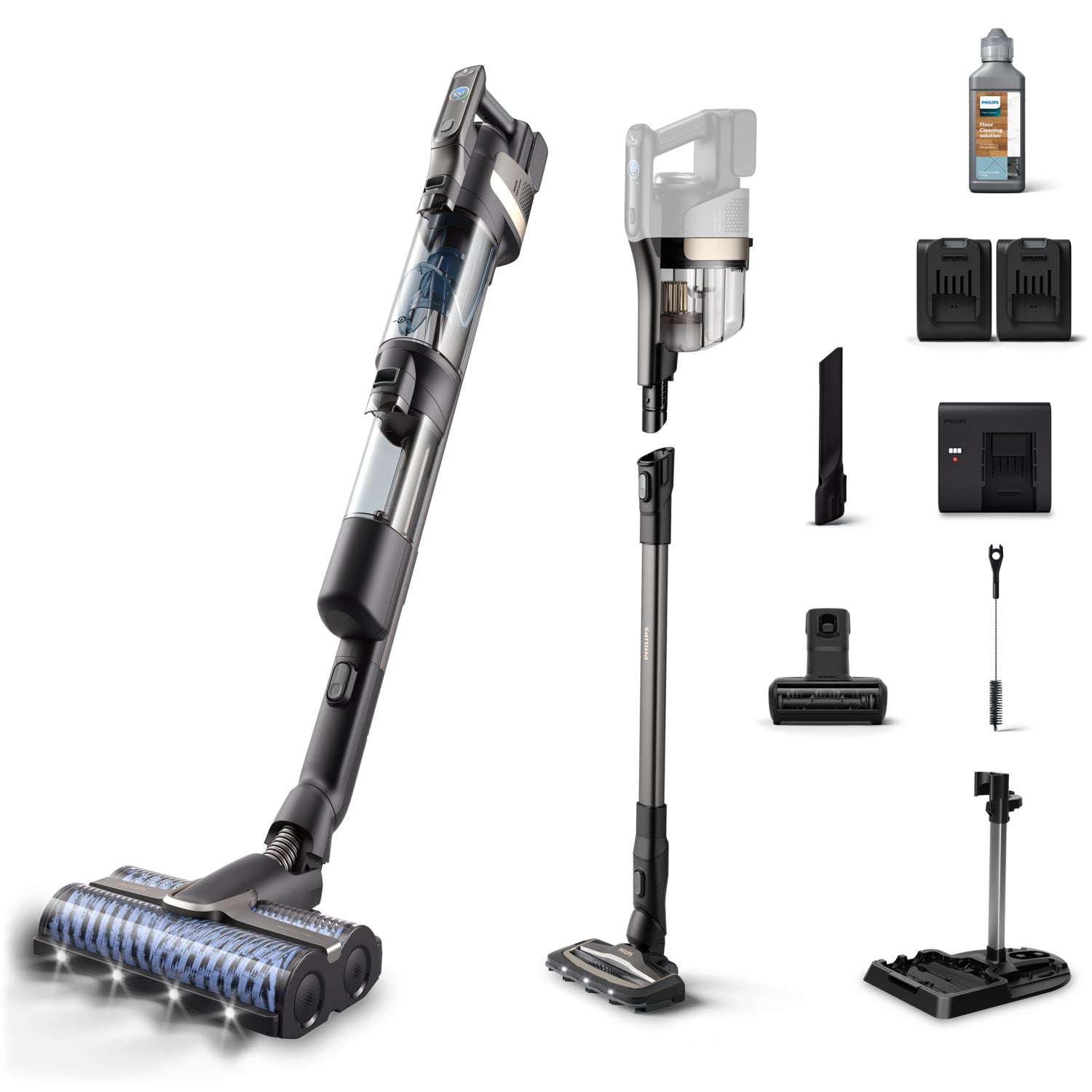 Cordless vacuum cleaner with washing function Philips AquaTrio 9000 XW9465/11 Packaging status original