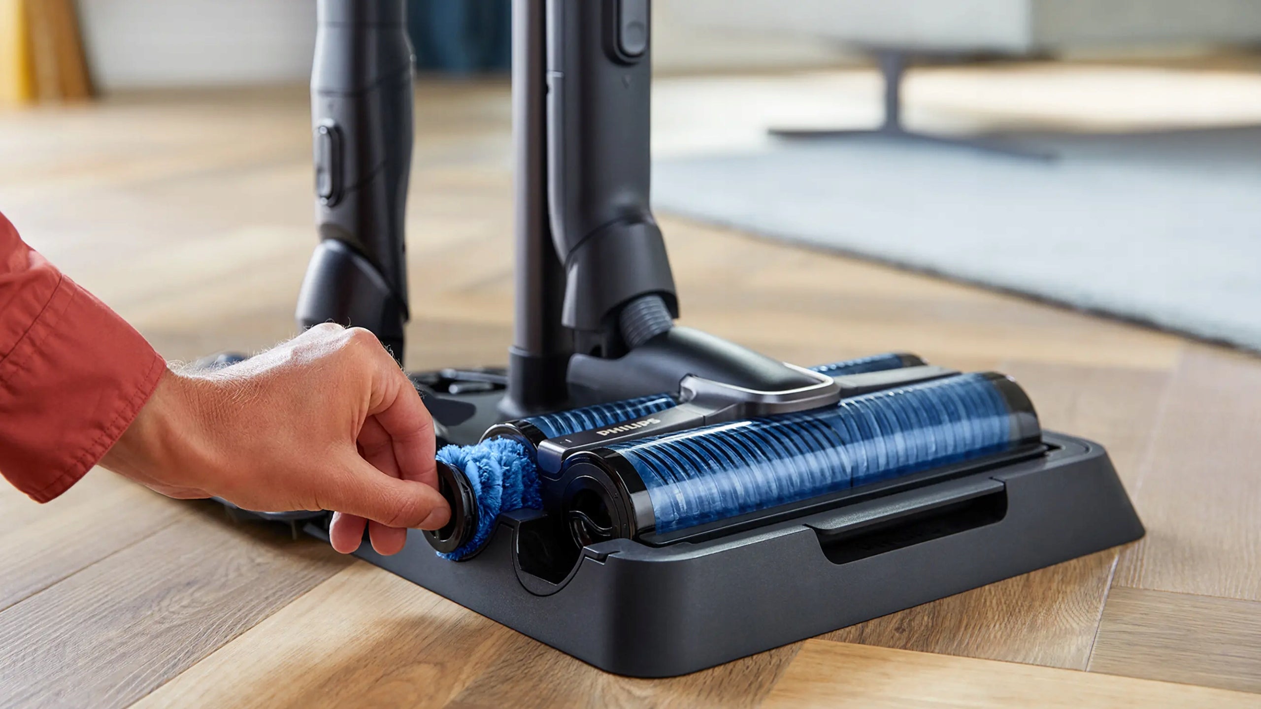 Cordless vacuum cleaner with washing function Philips AquaTrio 9000 XW9465/11 Wet mode yes