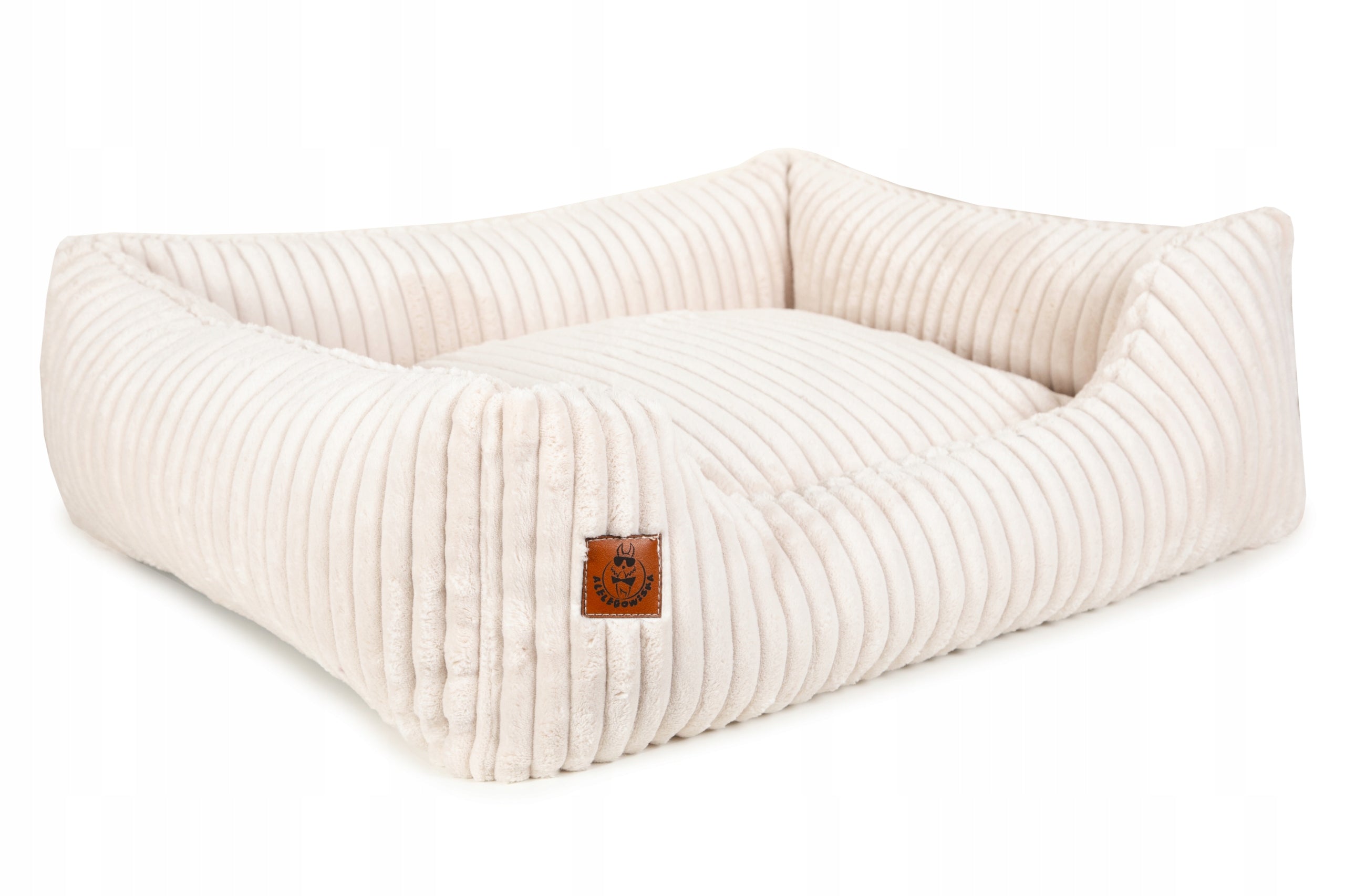 Corduroy Bed For Cat Dog 60x50 Sofa Podusie and Teether Freebie Length 60 cm