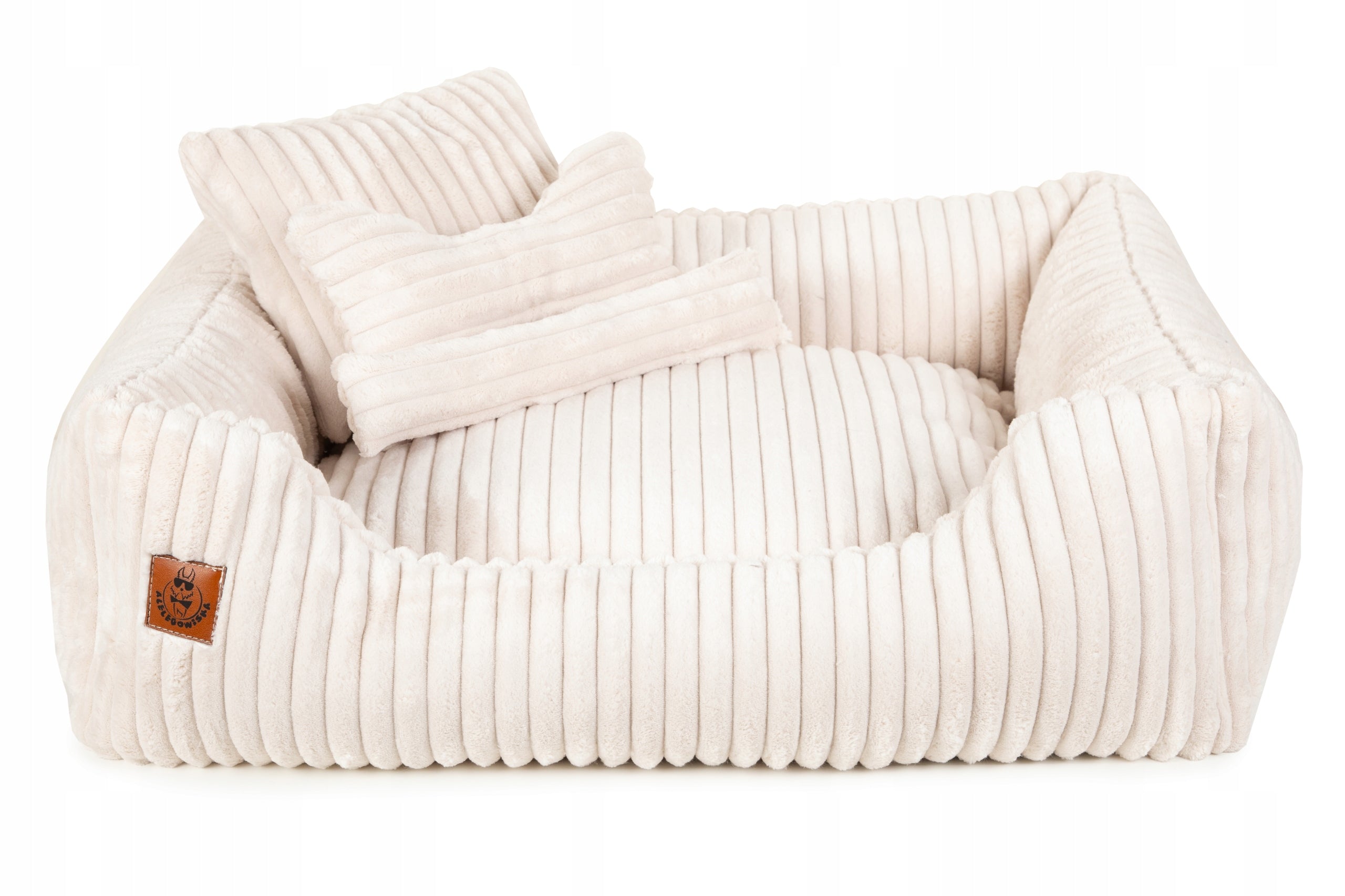 Corduroy Bed For Cat Dog 60x50 Sofa Podusie and Teether Freebie