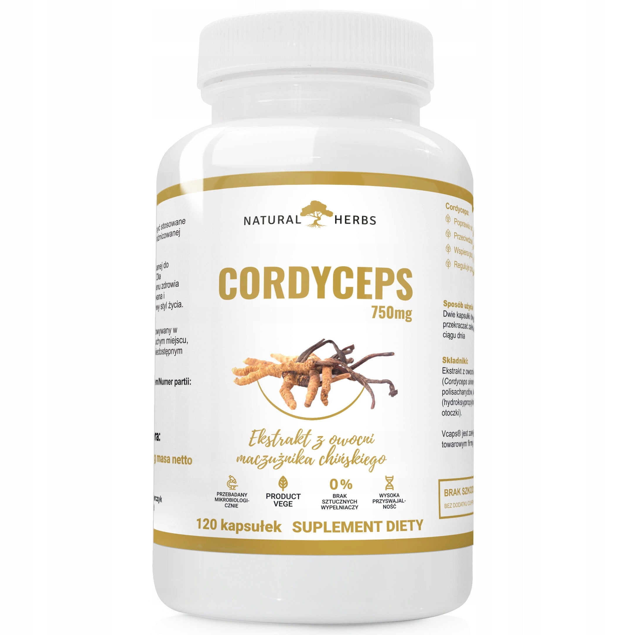 Cordyceps 750Mg Resistance More Energy Good Mood Alto Pharma 120 Kaps