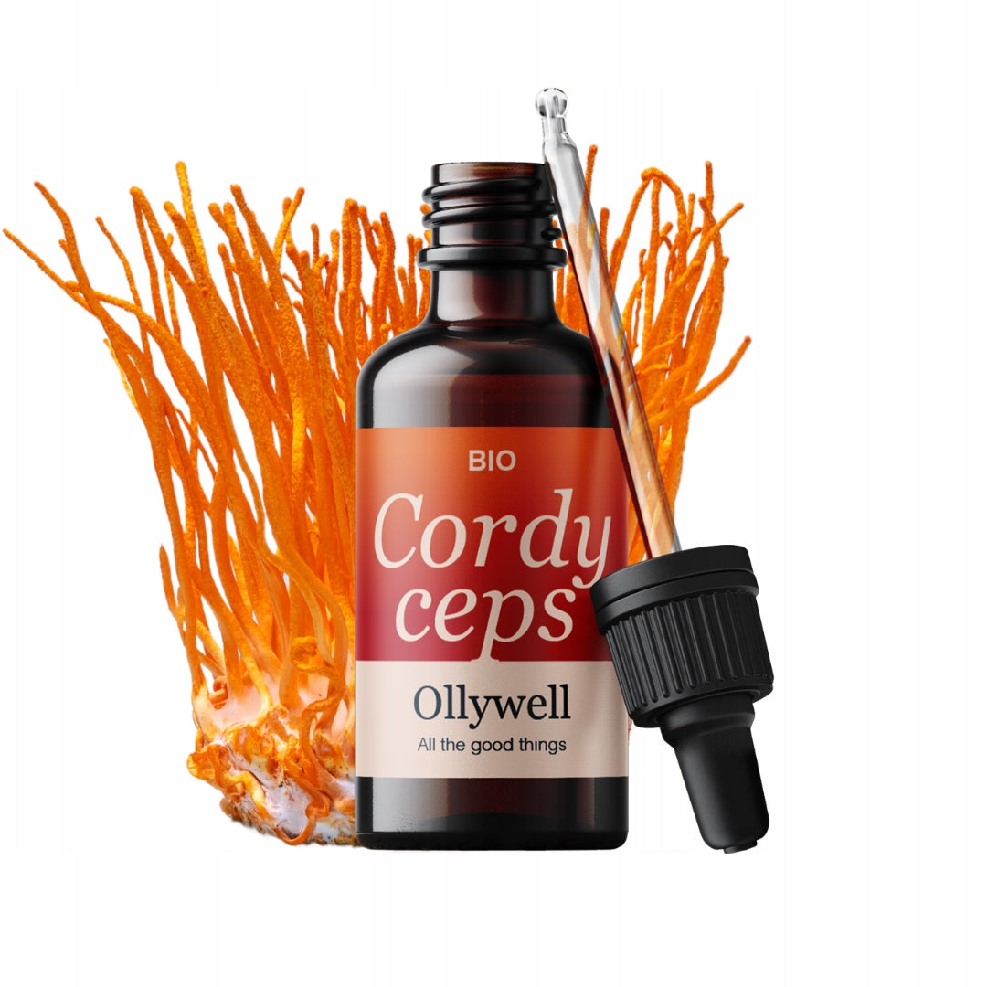 Cordyceps BIO, full-spectrum extract, drops, energy, efficiency, 30 ml Packaging status original