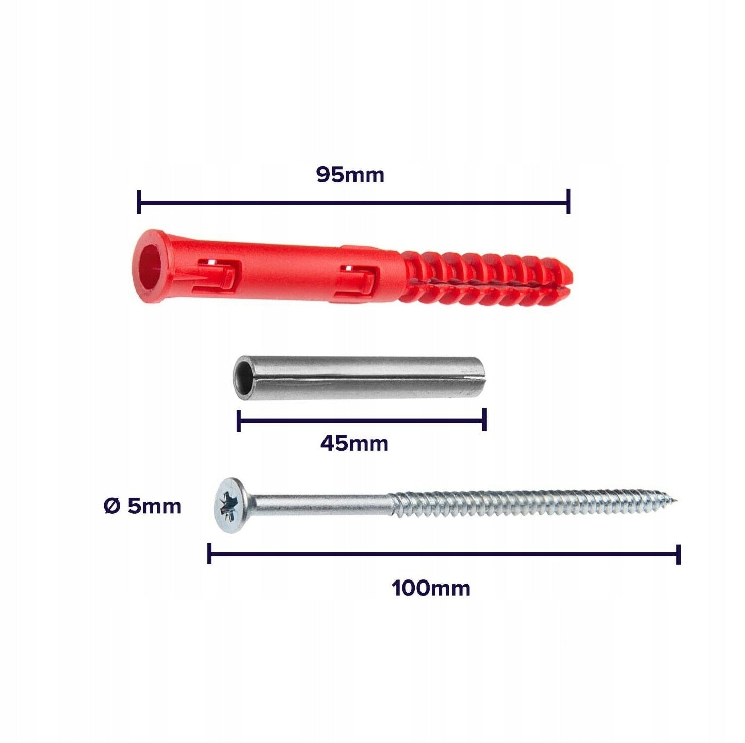 Befestigungselemente Corefix 100 Dot & Dab Wandbefestigung 6er-Pack mit Bohrer