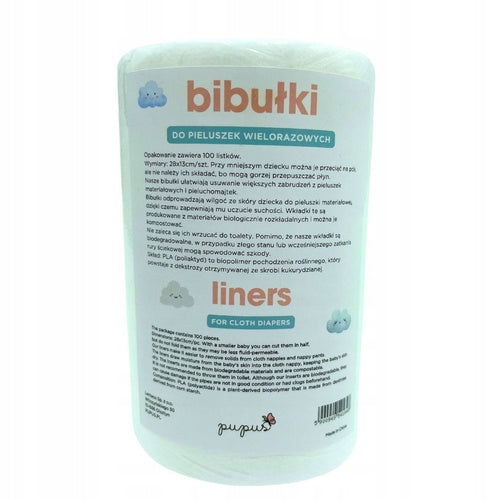 Corn tissue papers for diapers Pupus Brand Pupus