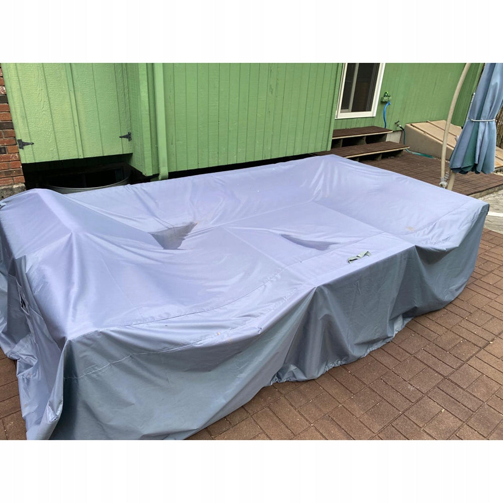 Corner Cover, Sofa Waterproof Grey Garden Furniture Chair 300x190cm Product width 190 cm
