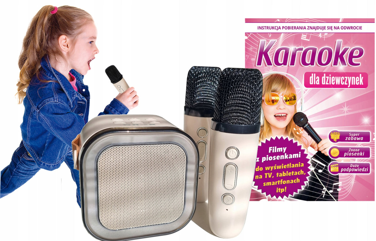 Corporate BT SPEAKER + 2 WIRELESS Microphones + Karaoke For Girls