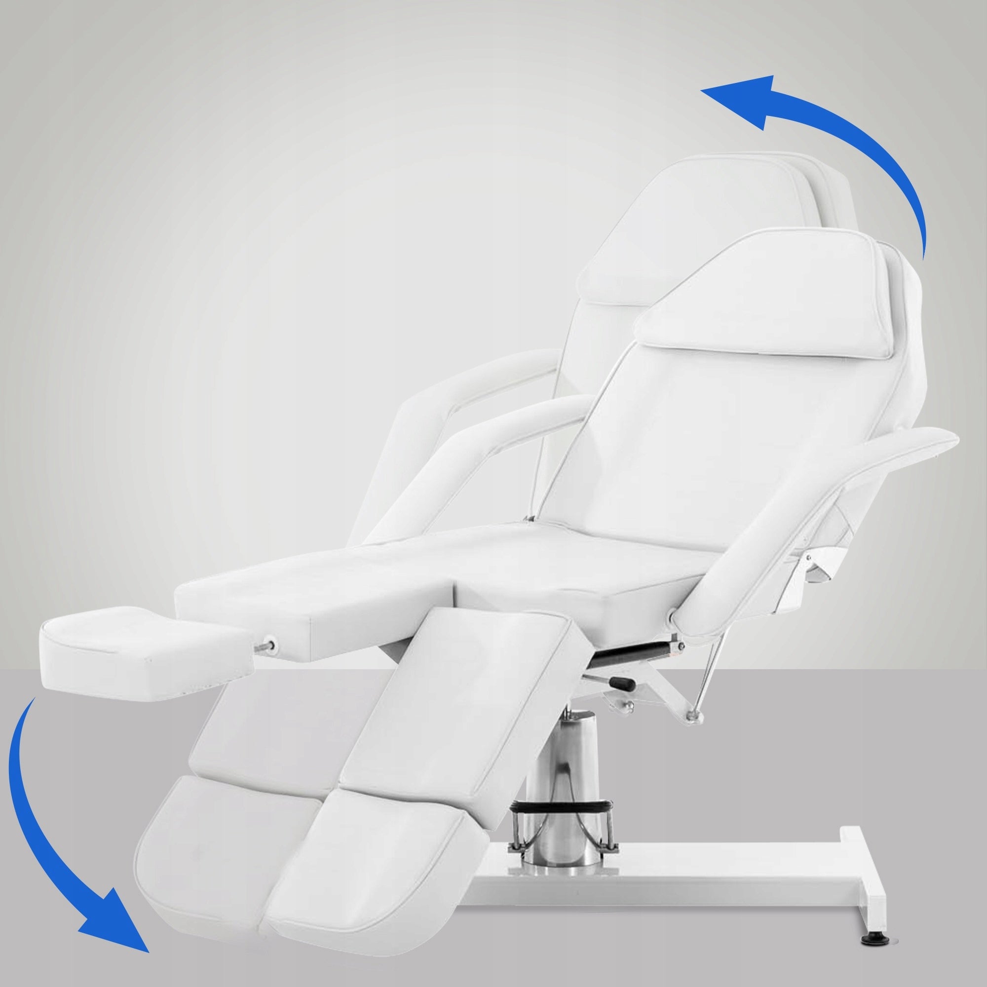 Cosmetic Chair Split Hydraulic Cosmetic Couch White Brand VidaXL