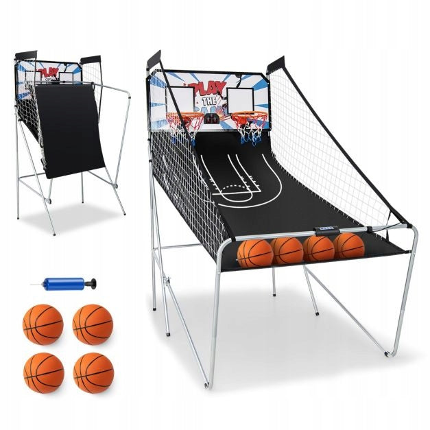 Costway Basketball Slot Machine for the Whole Family 8in1 Folding
