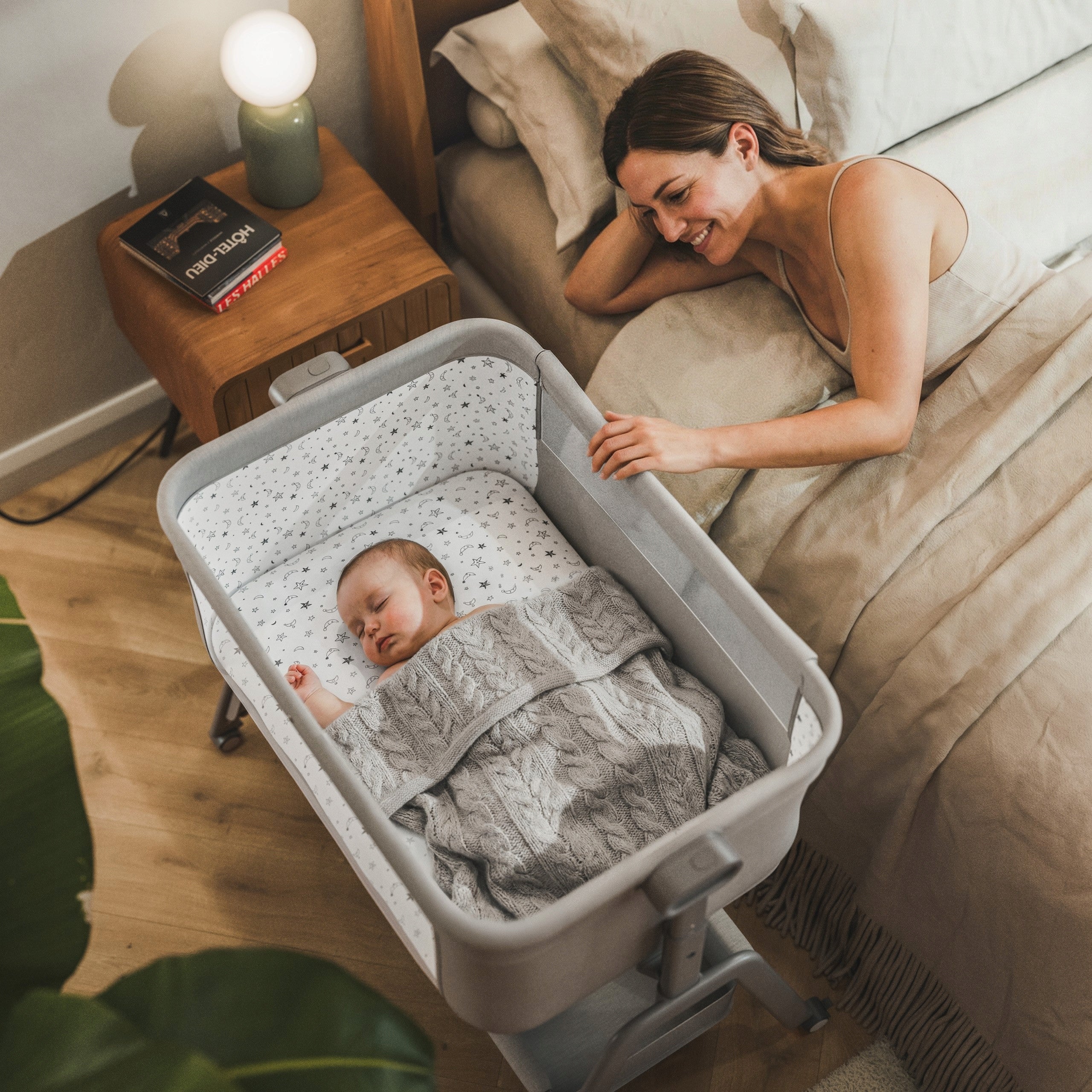Cot for children TULANO grey baby extra bed Packaging status original