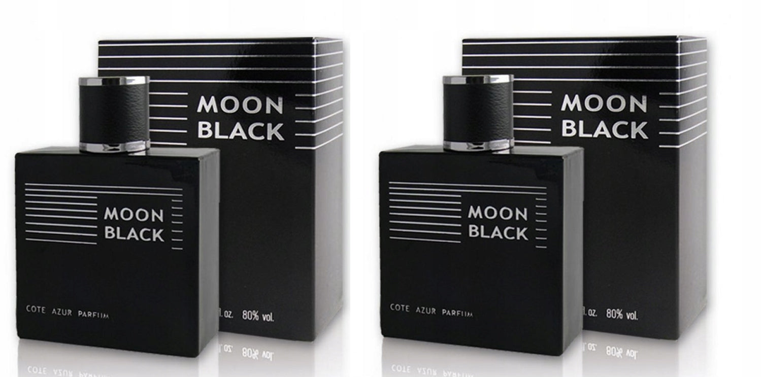 Cote d'Azur MOON BLACK 2x100ml eau de toilette MEN SET