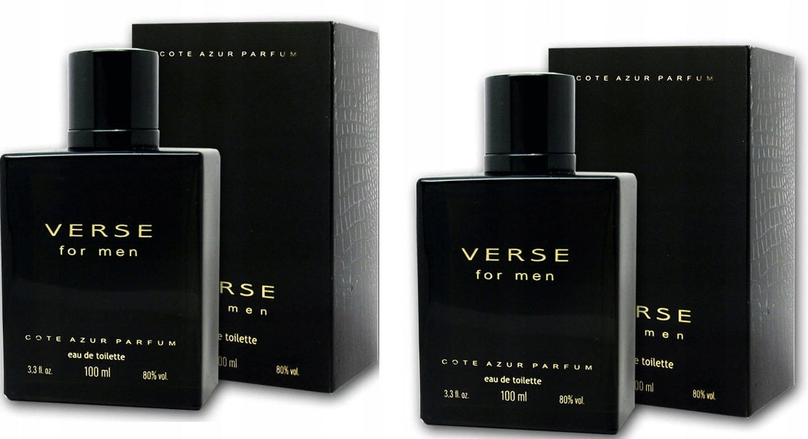 Cote d'Azur Verse Man 2 x 100ml Eau de Toilette