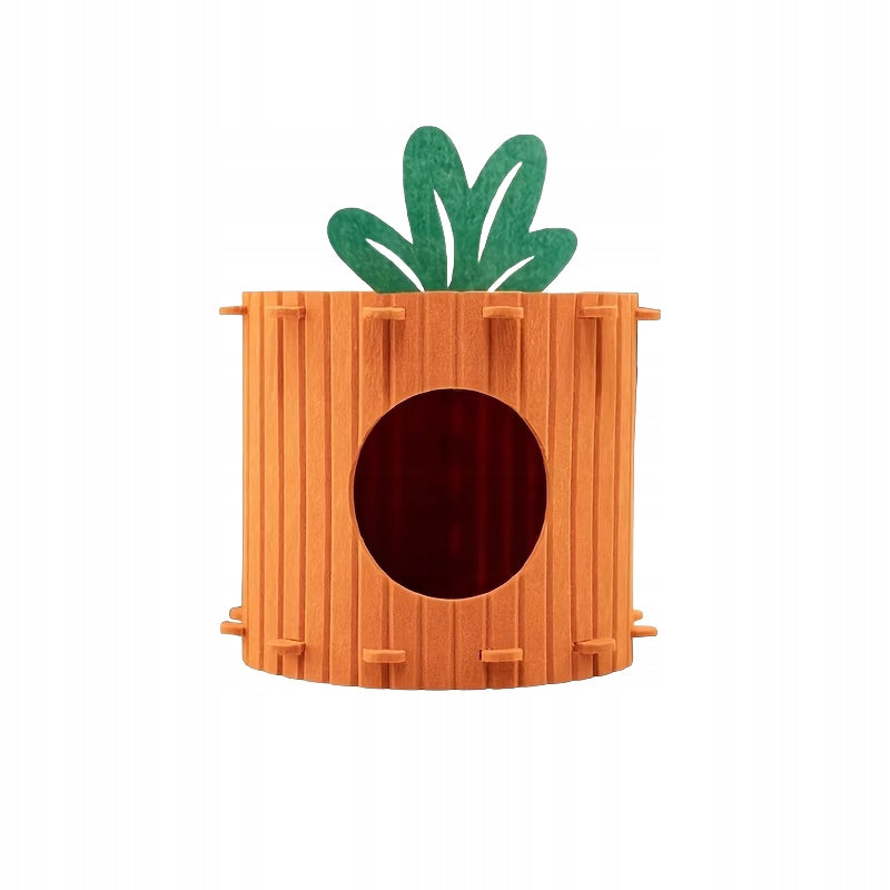 Cottage Hideout For Cat Carrot Color Orange Roz. L 40x40cm