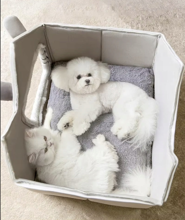 Cottage bed booth playpen soft plush for cat and dog comfortable Trade name #12814