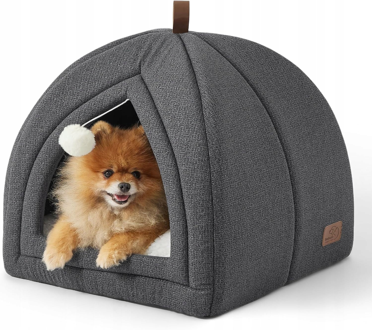 Cottage cat bed BEDSURE cave 44x44 cm dark grey