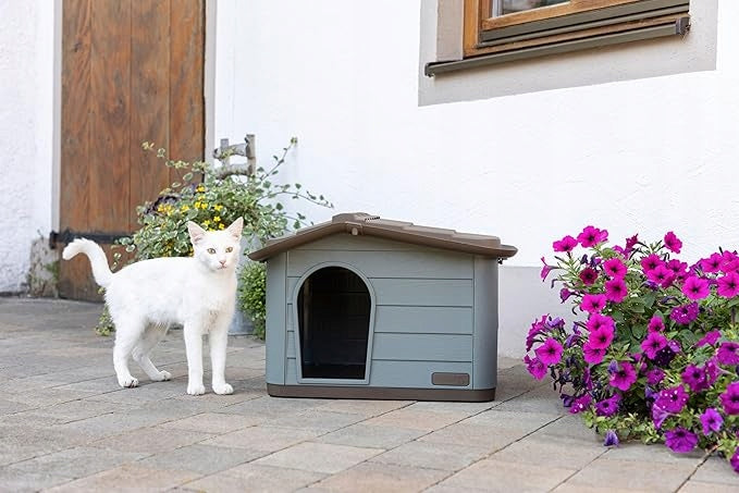 Cottage cathouse Kerbl 81341 60x51x41 cm 6266 Kind outdoor cat house