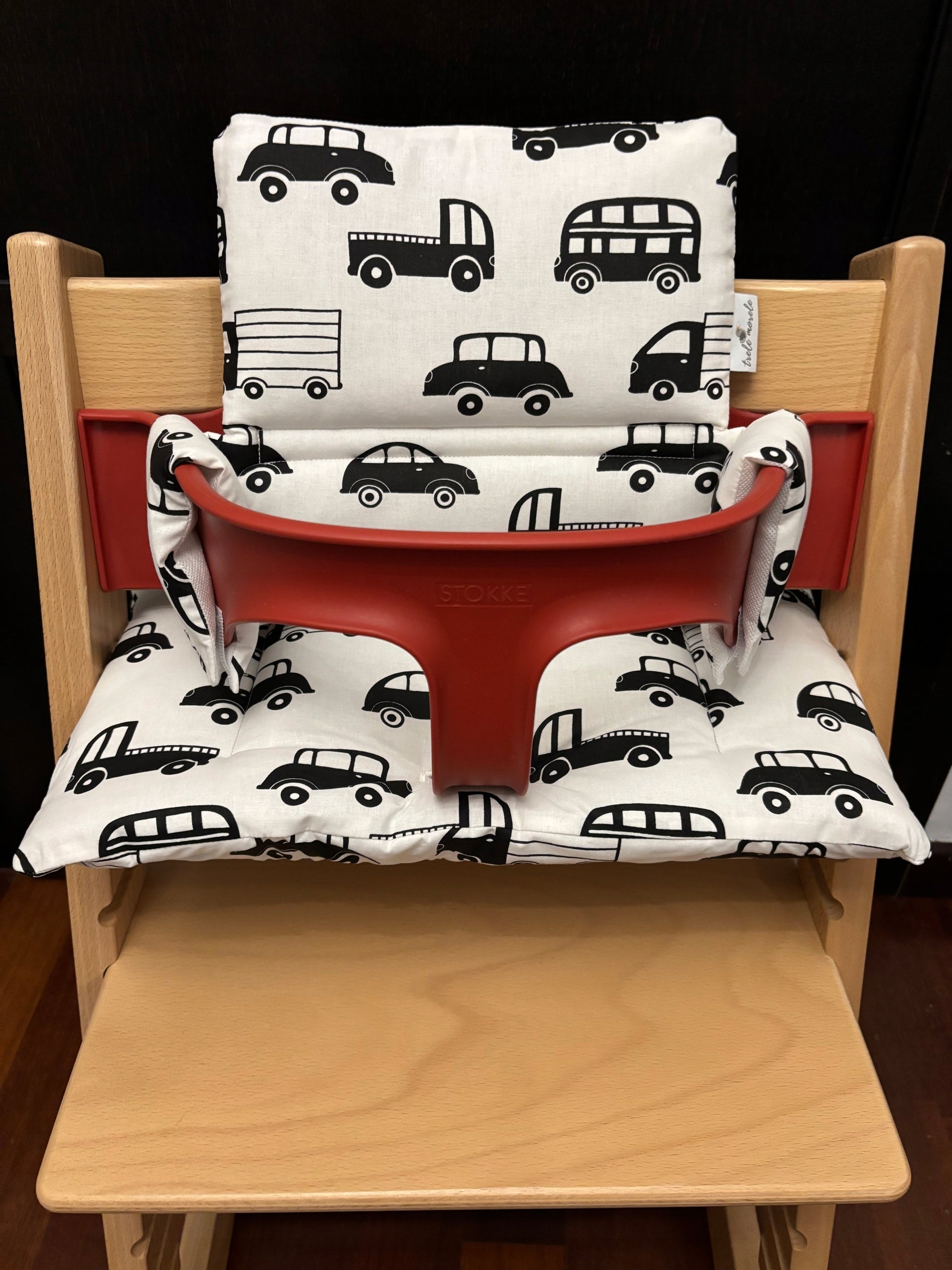 Cotton Pillows for Stokke Tripp Trapp 2in1 Black Cars EAN (GTIN) 5902138733032