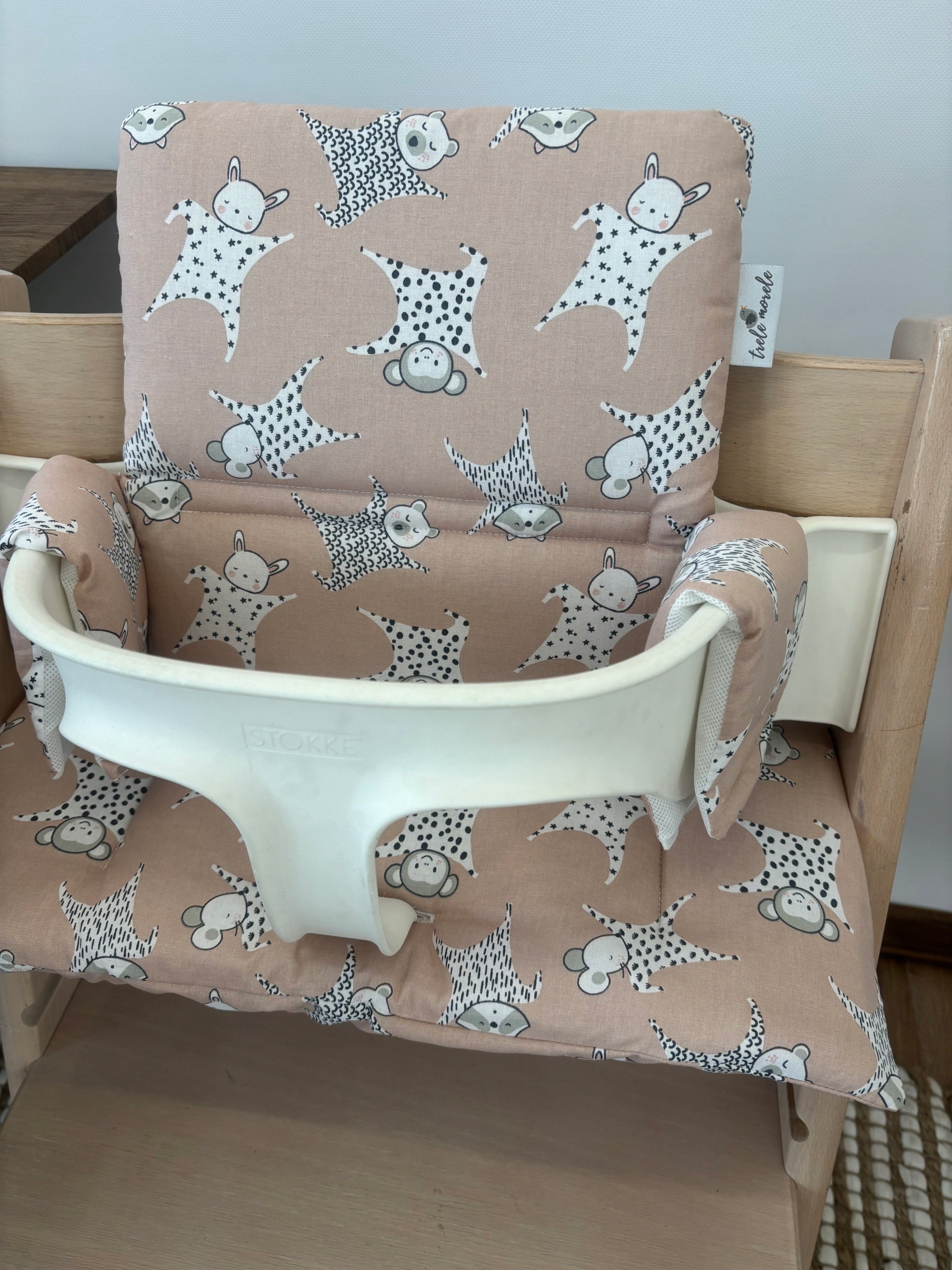 Cotton Pillows for Stokke Tripp Trapp 2in1 Rompers Beige Brand no brand